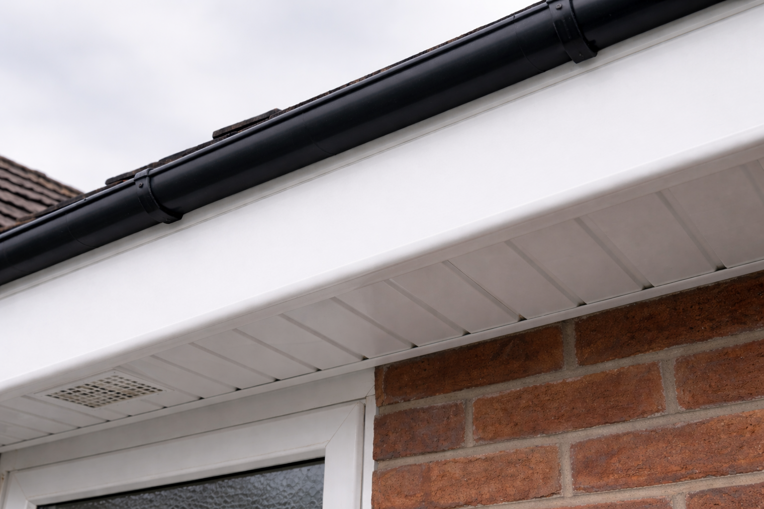 After - Clean white fascia and soffits