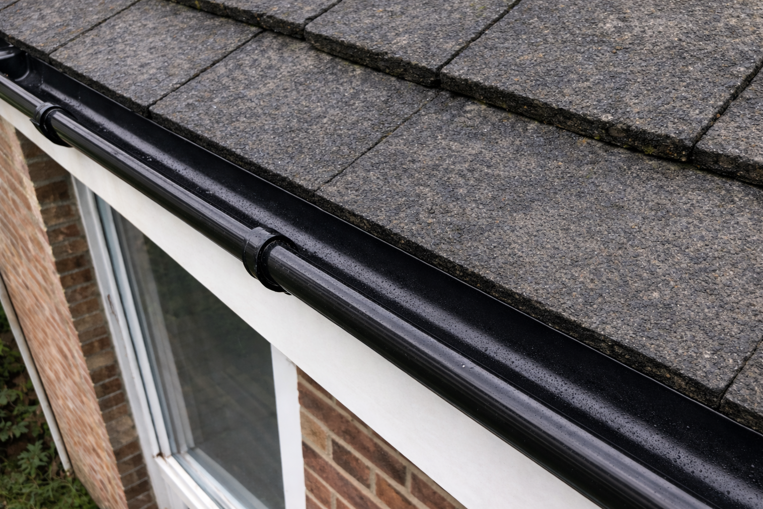 After - Clean and clear gutters