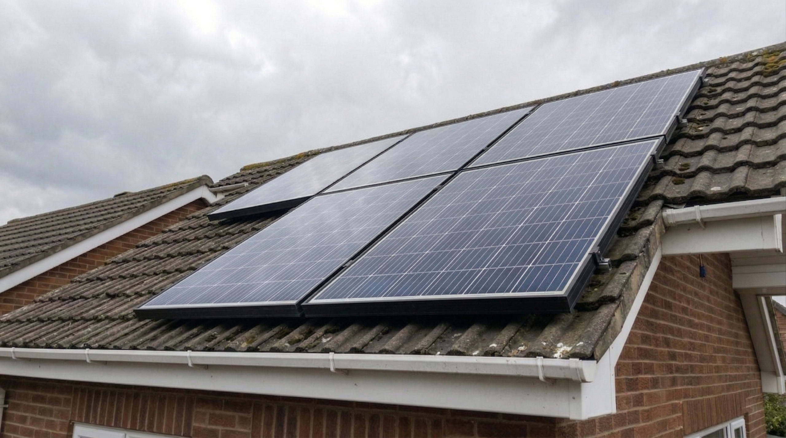 After - Spotless solar panels